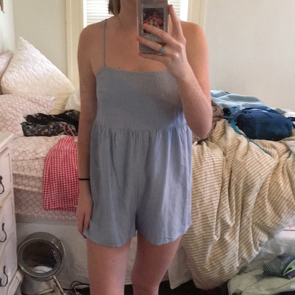 UO Striped Babydoll Romper! - Picture 4 of 4